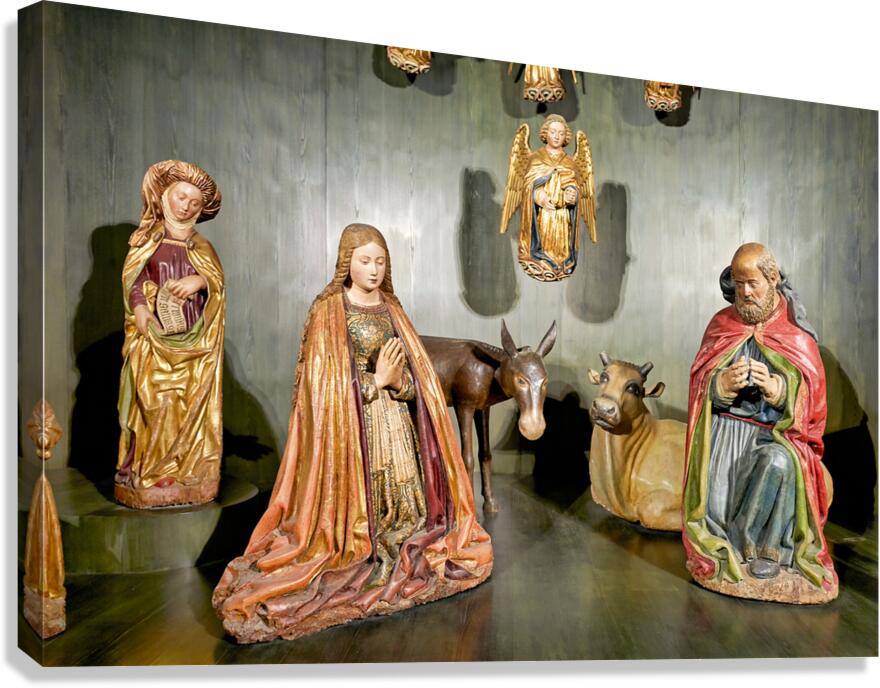 Nativity scene inside Certosa di San Martino in Naples Campania