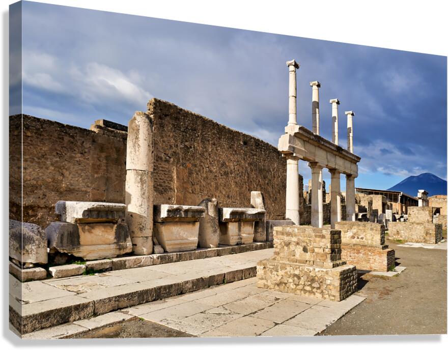 Exploring the ruins of Pompeii in Naples Campania Italy
