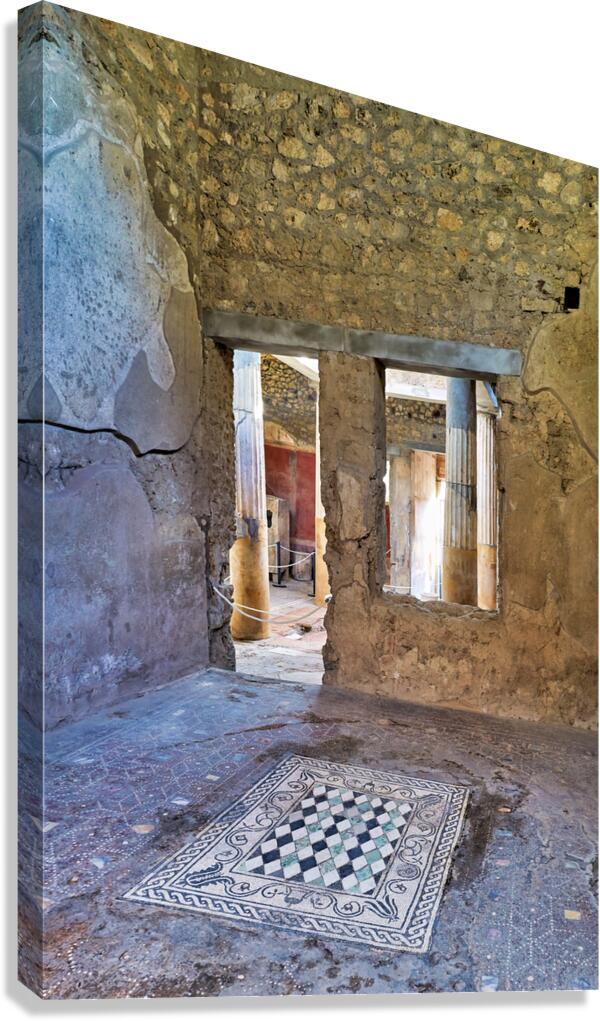 Exploring the ruins of Pompeii in Naples Campania Italy