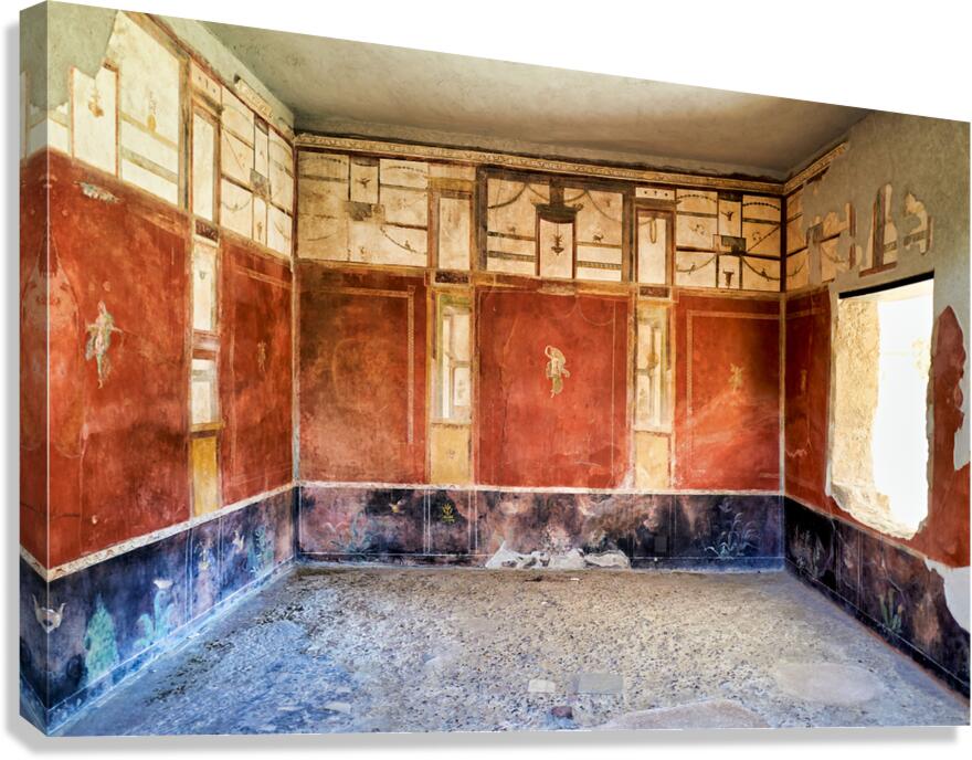 Exploring the ancient walls of Pompeii in Campania Italy