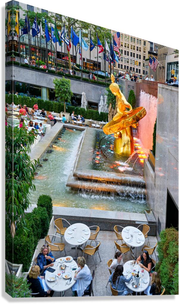 Prometheus statue at Rockefeller Center in Manhattan New York