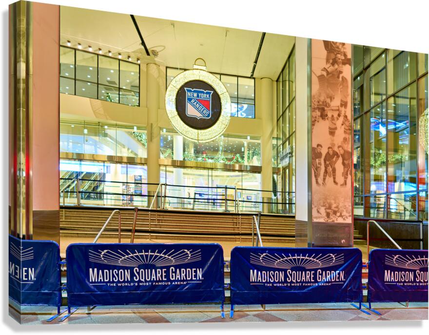 Madison Square Garden entrance in Manhattan New York