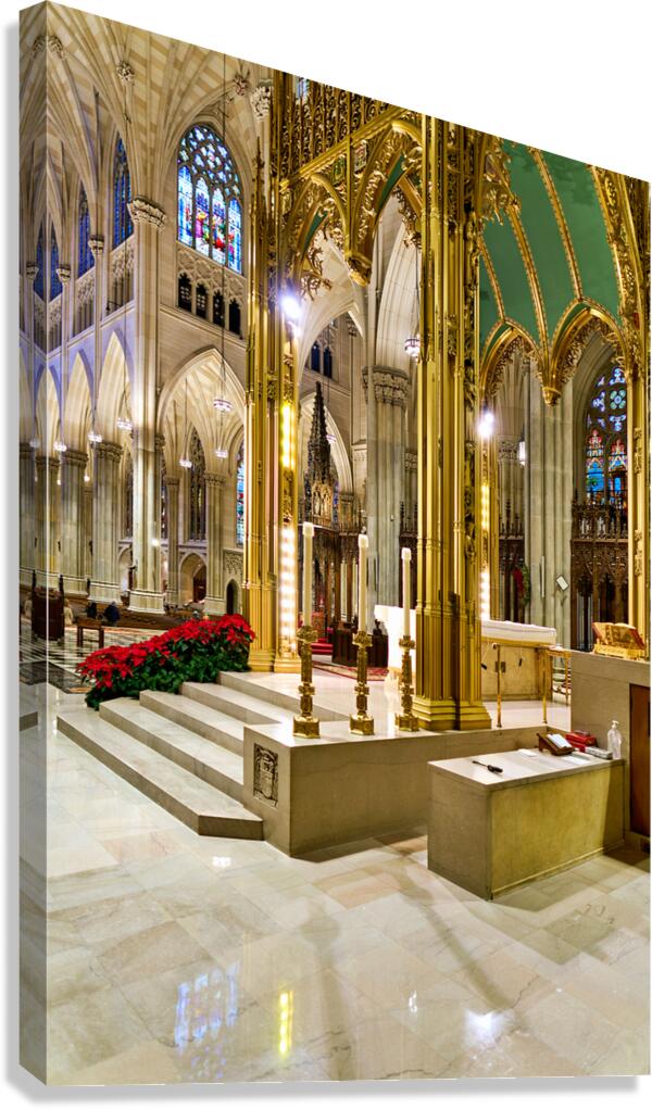 Visitors explore St. Patricks Cathedral in Manhattan during the