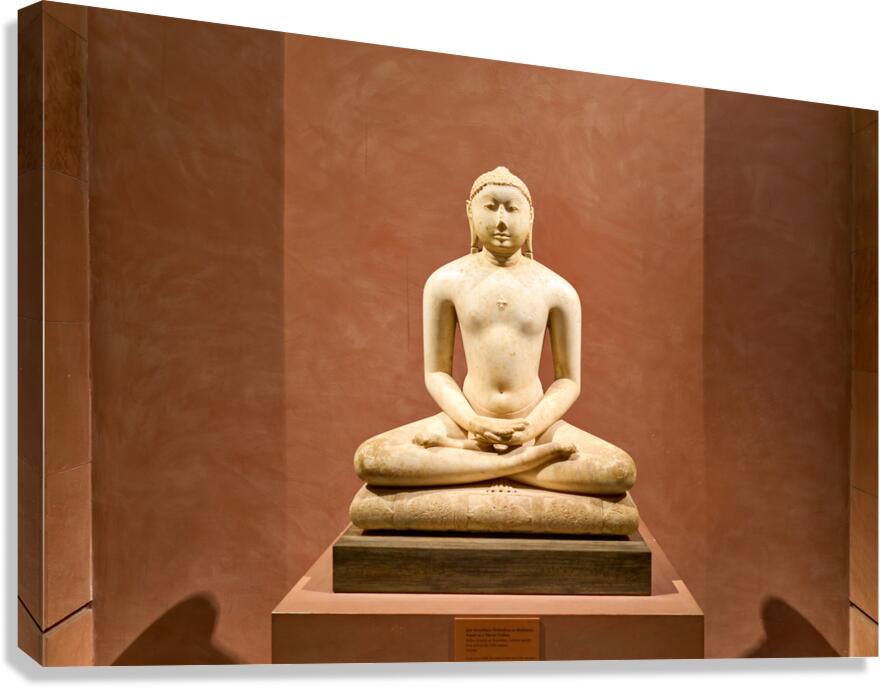 Sculpture of Buddha on display at the Asian Art Gallery in New Y