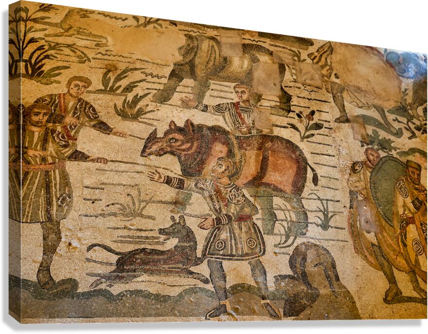 Mosaics in Villa Romana del Casale highlight Italian art