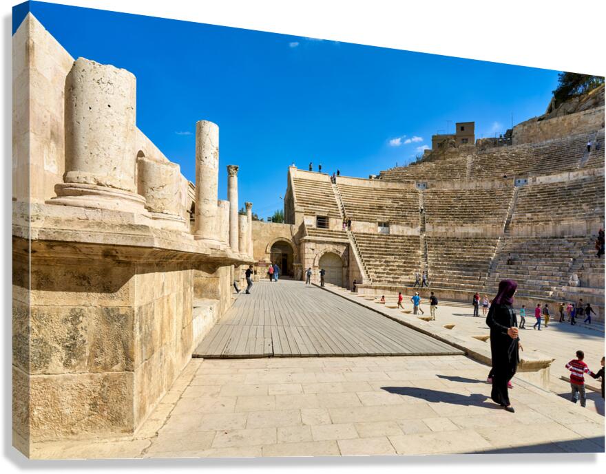 Exploring the roman theater in amman jordan
