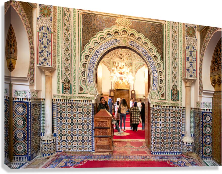 Exploring Almawla Zaouia Moulay Idriss II mosque in Fez Morocco
