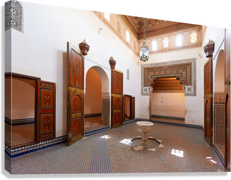 Explore Bahia Palace in Marrakesh Morocco on a sunny day