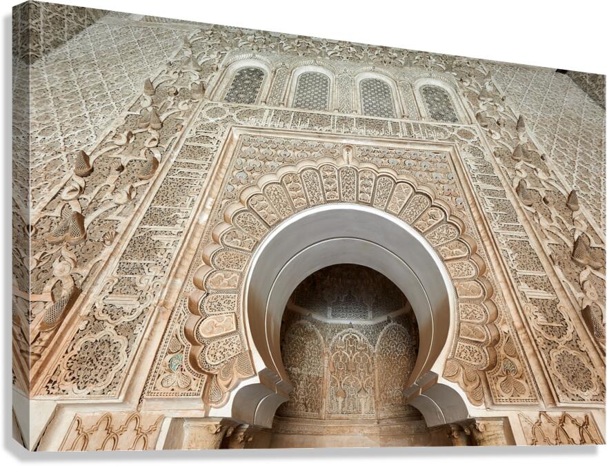 Madrasa Ben Youssef showcases intricate architecture in Marrakes