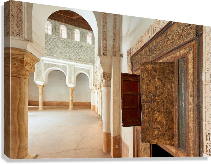 Exploring the architecture of Madrasa Ben Youssef in Marrakesh