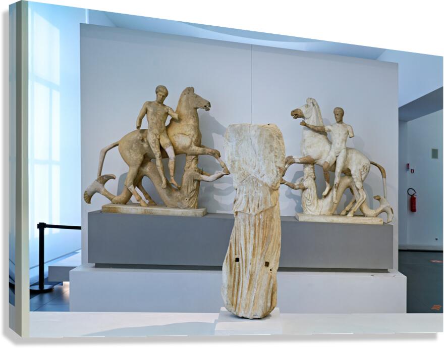 Sculptures at national museum of magna grecia reggio calabria