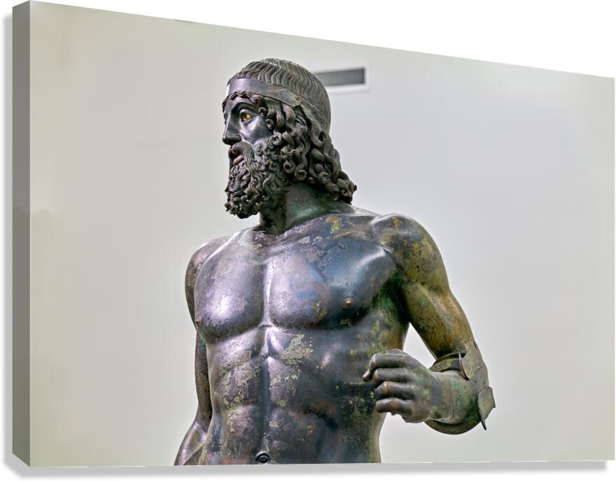 Riace bronze statue a in reggio calabria at the national museum