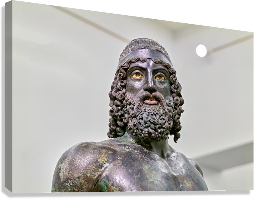 Riace Bronzes statue A at National Museum of Magna Grecia in Ita
