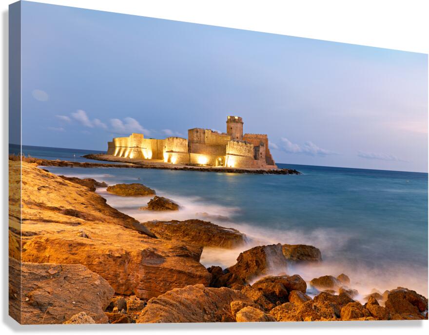 Exploring Aragon castle at Le Castella in Isola di Capo Rizzuto