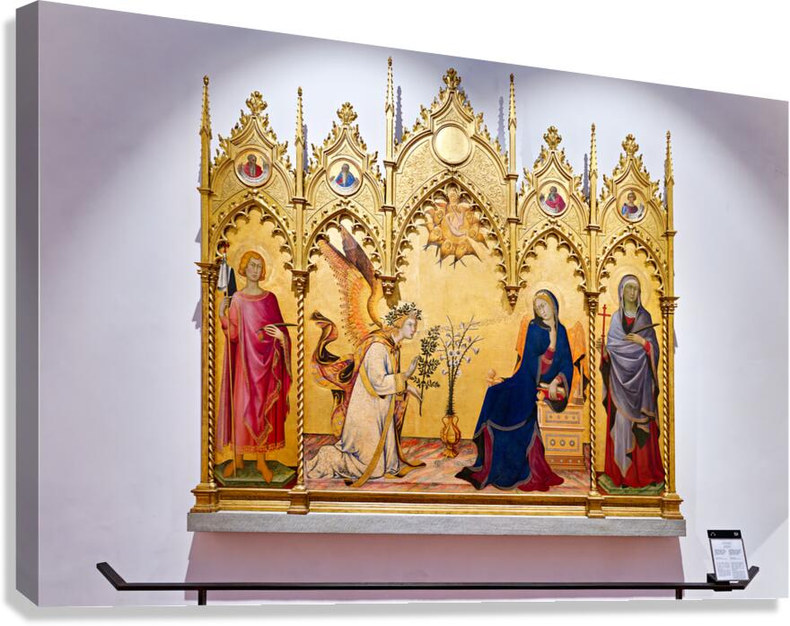 Artwork by simone martini at uffizi gallery in florence
