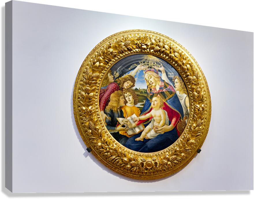 Botticellis madonna of the magnificat at uffizi florence