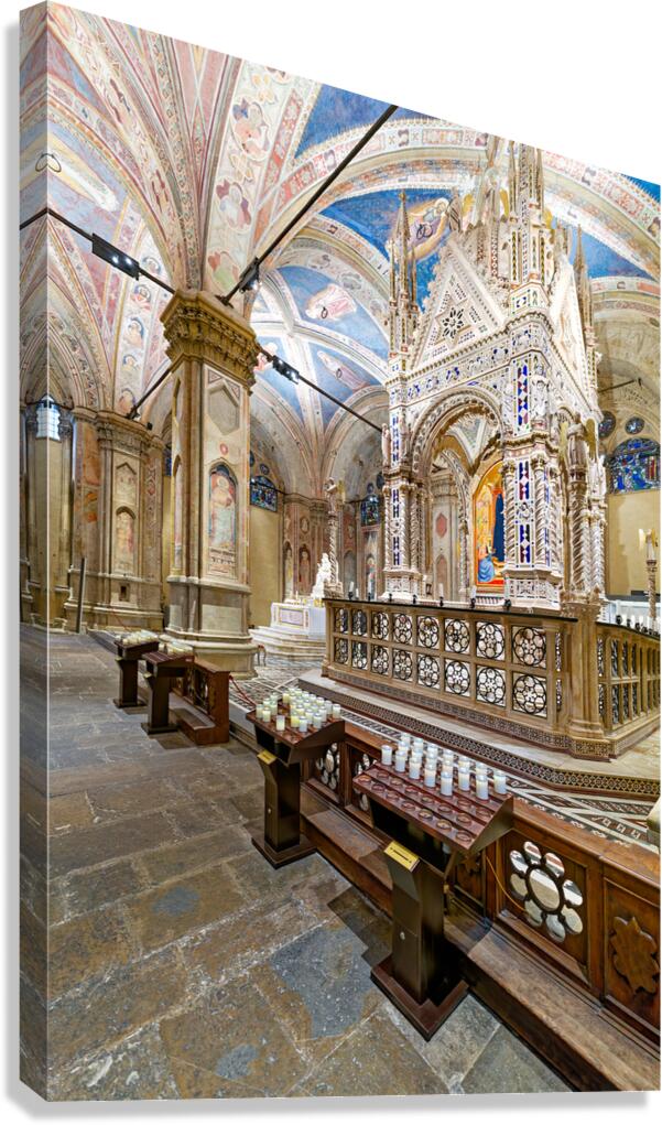 Orsanmichele church in Florence showcases Orsancagnas tabernacl