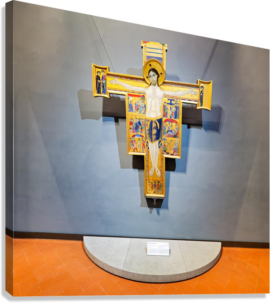 Crucifix with scenes from the life of Christ in Uffizi Gallery