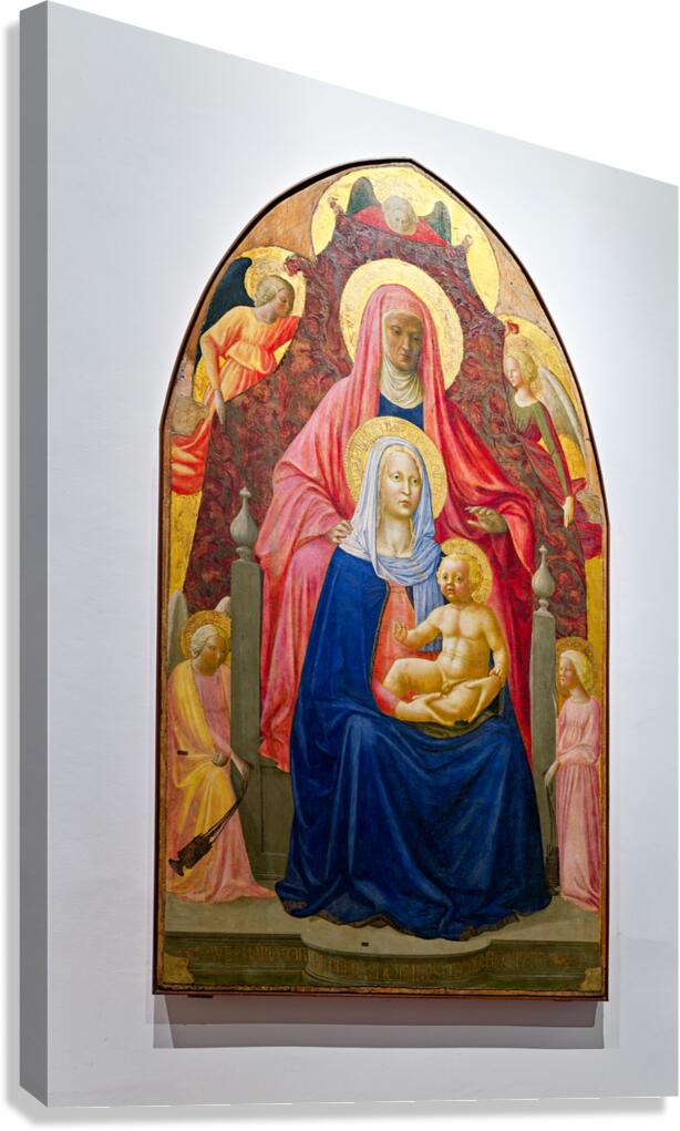 Florence Uffizi Gallery features Masaccios Madonna and St. Anne