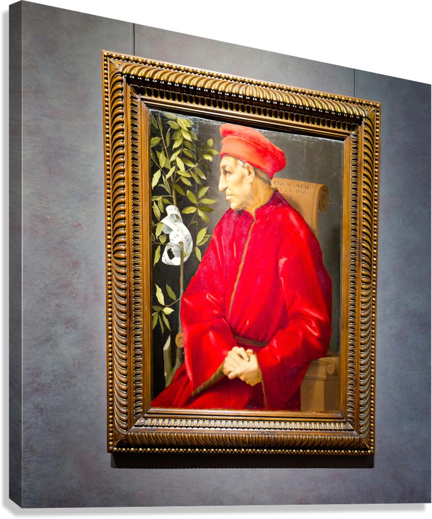 Portrait of Cosimo de Medici at the Uffizi Gallery in Florence 