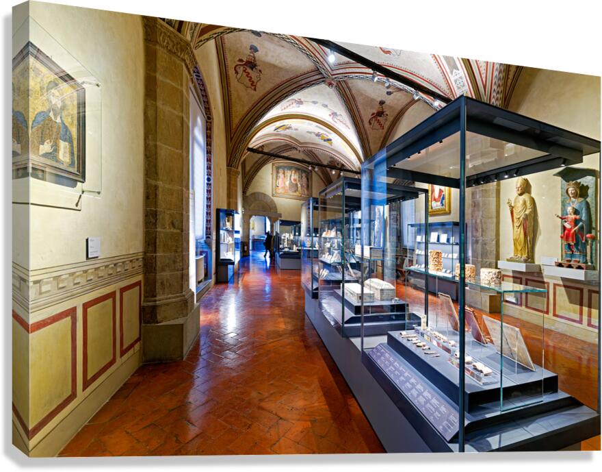 Exploring exhibits at Museo Nazionale del Bargello in Florence