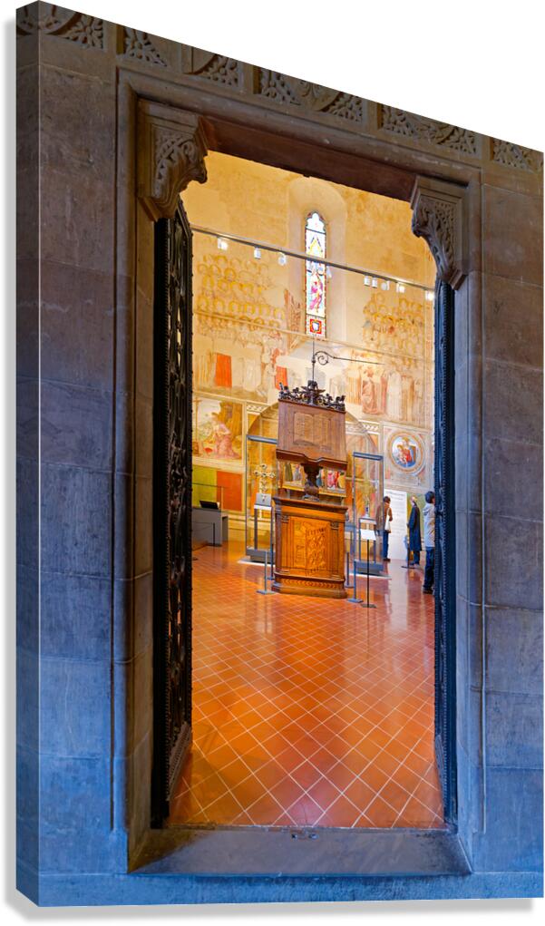 Inside the Museo Nazionale del Bargello in Florence Tuscany Ital