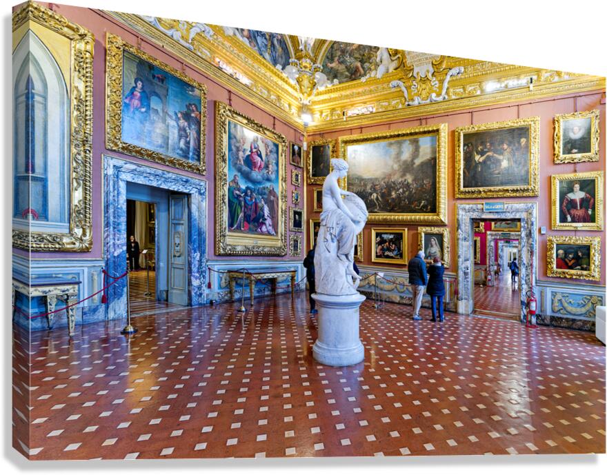 Visit to Palazzo Pitti with La Vittoria sculpture in Jupiter Roo