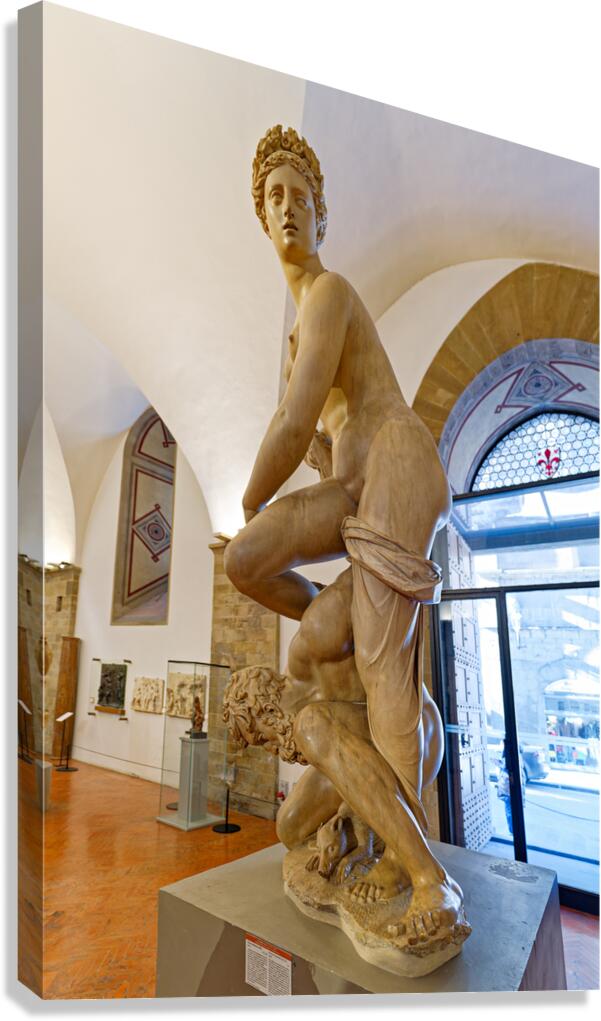 Florence museum displays sculpture of Florence overcoming Pisa