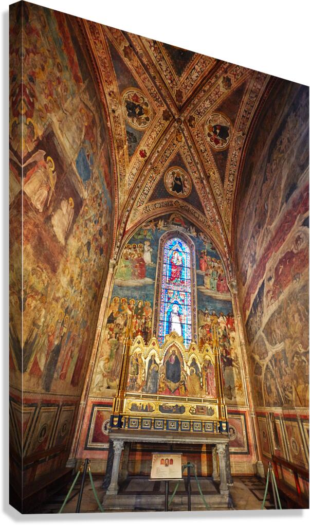 Santa Maria Novella church in Florence Tuscany with detailed ar