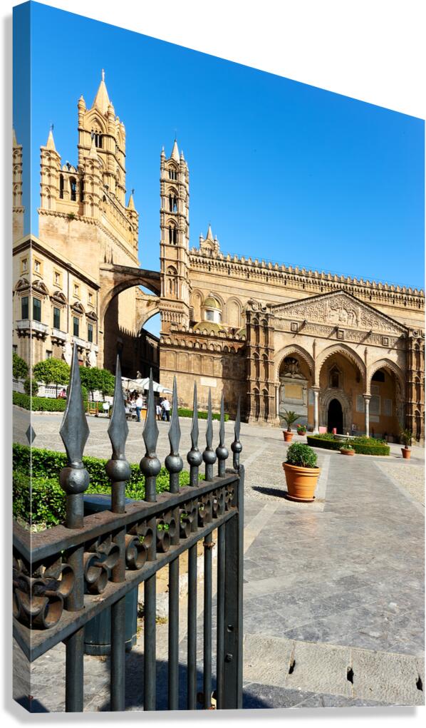 Explore Palermo Cathedral in Sicily on a bright sunny day