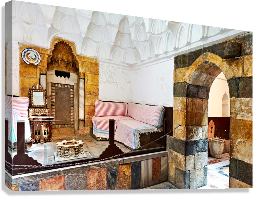 Exploring the inside of Azm Palace in Damascus Syria during the 