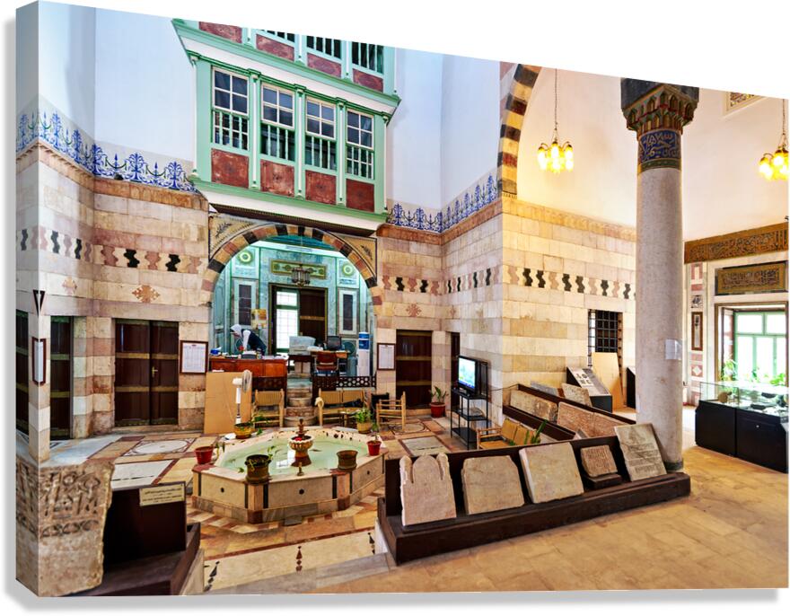 People explore Al Khatt Al Arabi Arabic Calligraphy Museum in Da