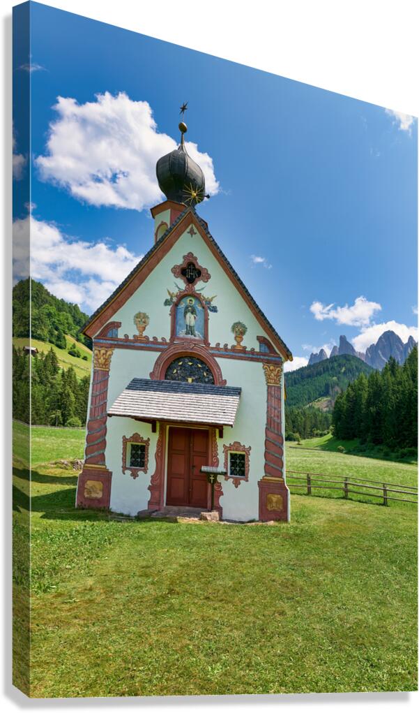 St. John Ranui church in Val di Funes South Tyrol Italy