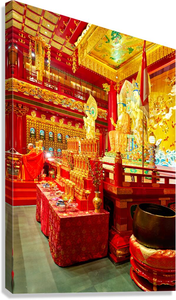 Visitors gather to pay respect at Thian Hock Keng Temple in Sing
