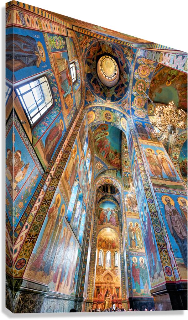Inside view of St. Petersburgs Savior on Blood Church