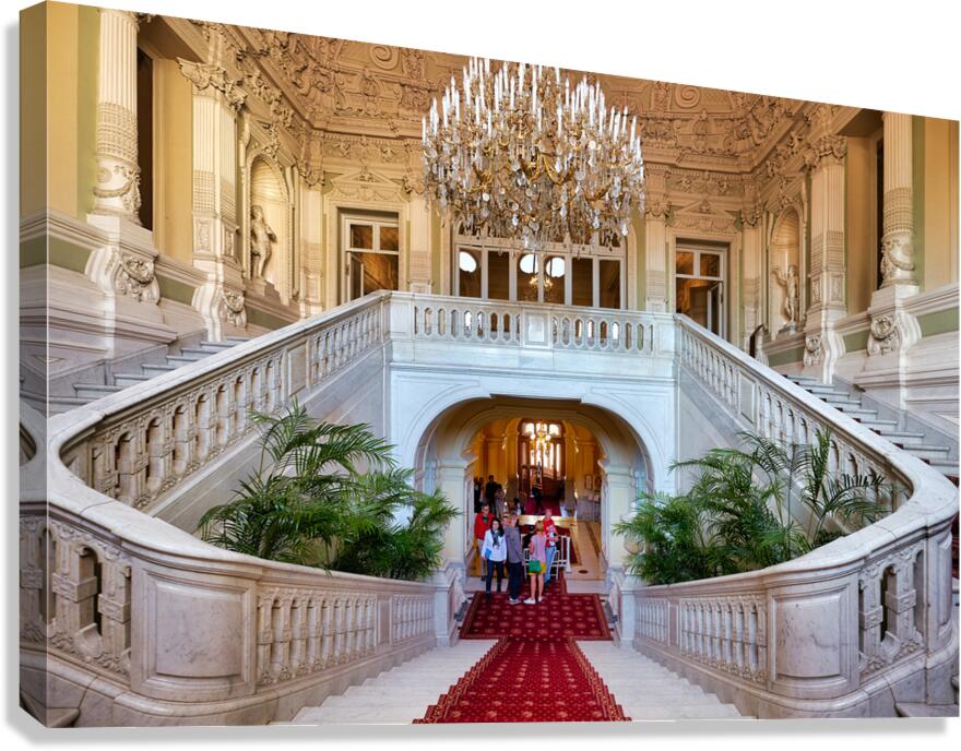 Visitors explore Yusupov Palace in St. Petersburg Russia