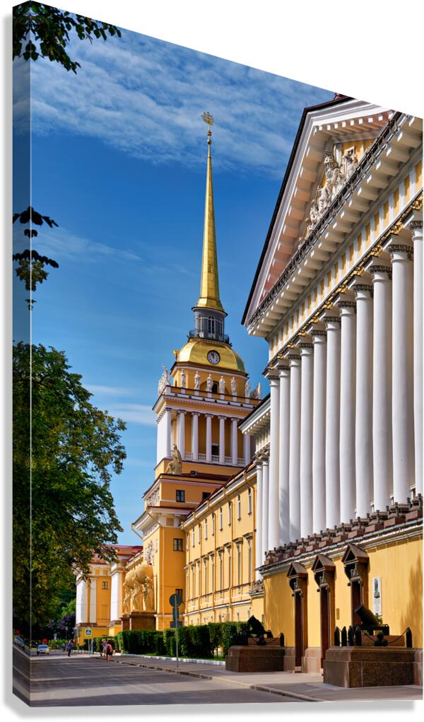 Exploring the admiralty building in saint petersburg russia