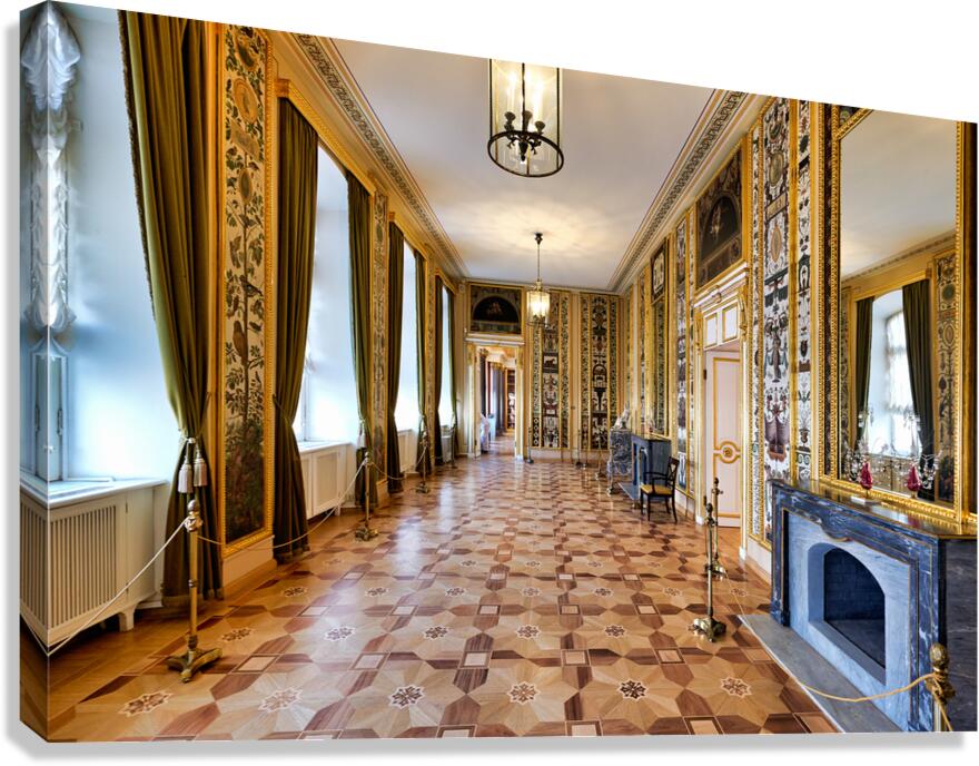 Exploring the interior of Stroganov Palace in St. Petersburg