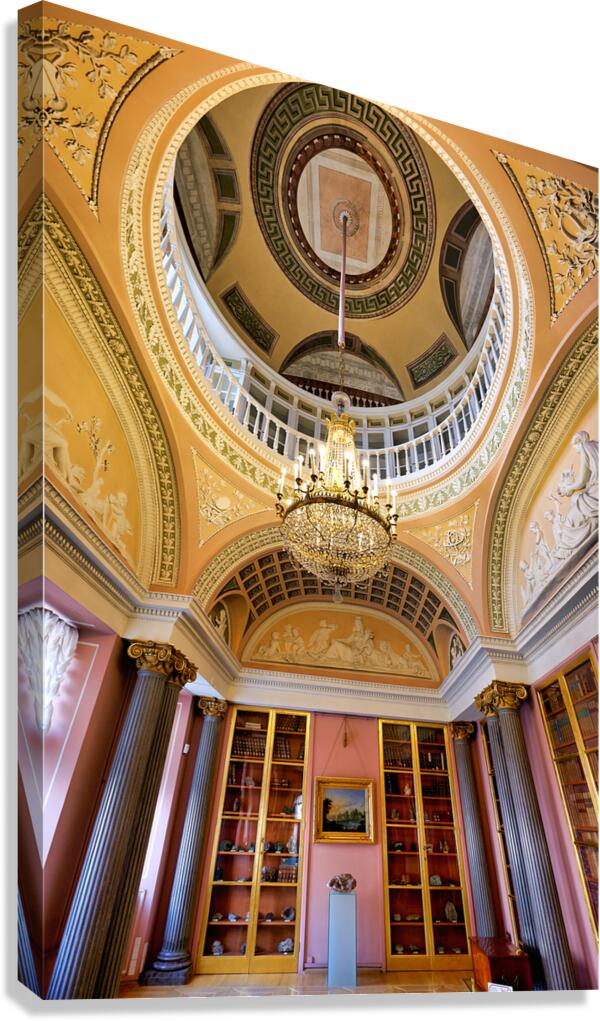 Interior view of the Stroganov Palace in St. Petersburg