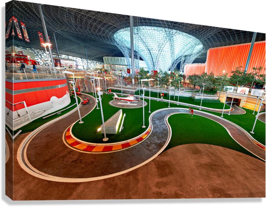 Ferrari World in Abu Dhabi features indoor race track