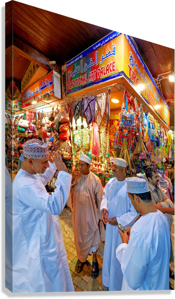 Crafts and conversations at mutrah souq in muscat oman