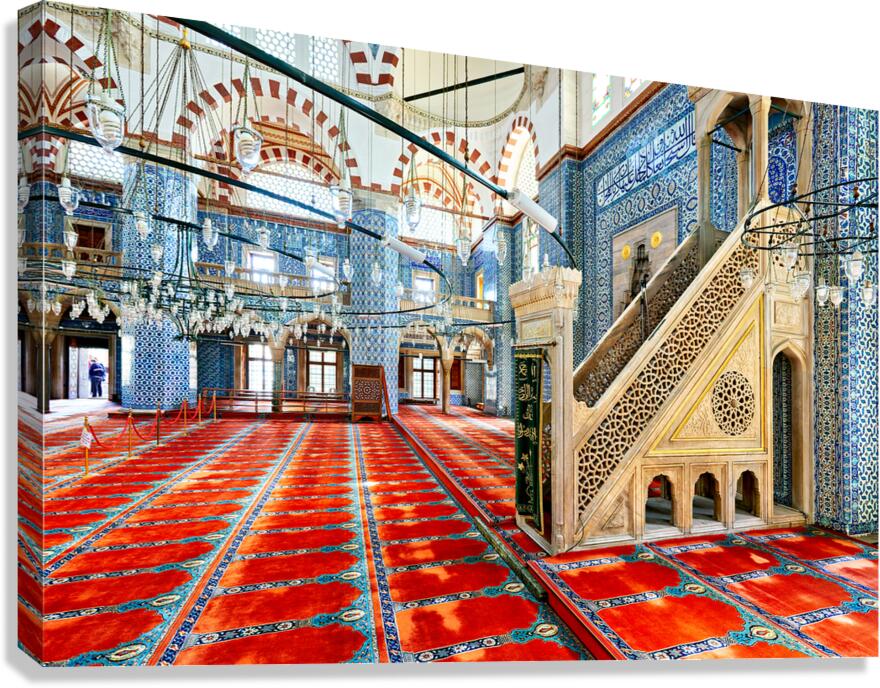 Visit Rustem Pasha Mosque in Istanbul Turkey during the day