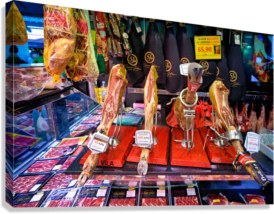 Iberico Ham at Mercat de Sant Josep Barcelona
