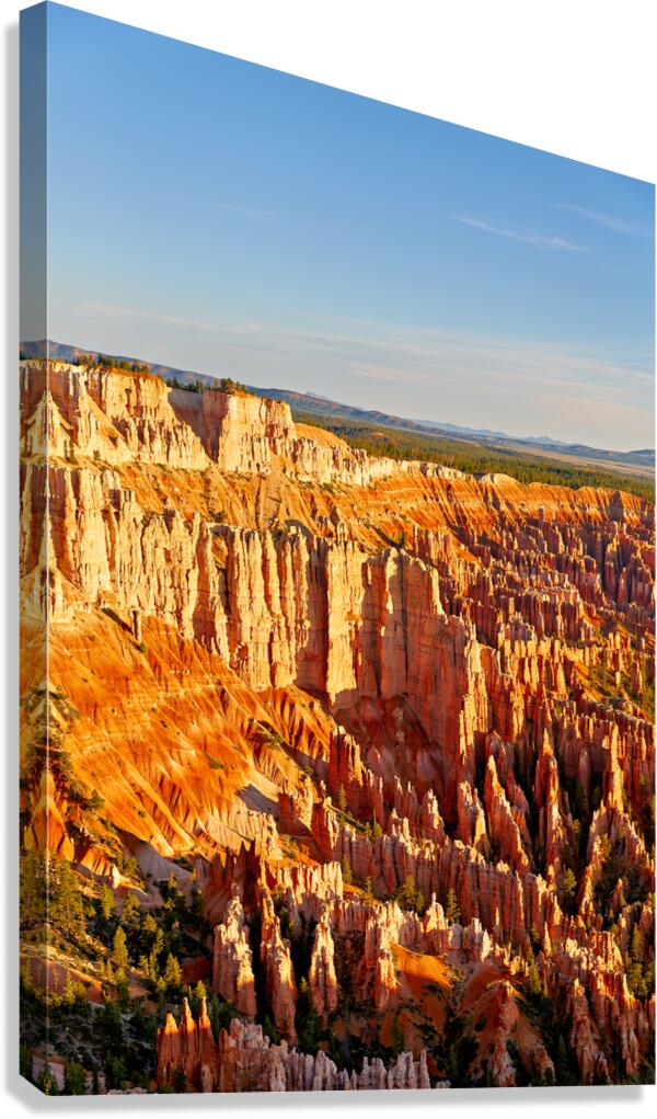 Views from bryce point in bryce canyon national park