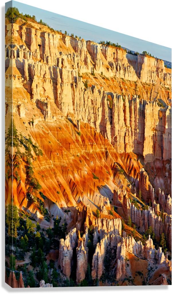 View of bryce canyon from bryce point in national park