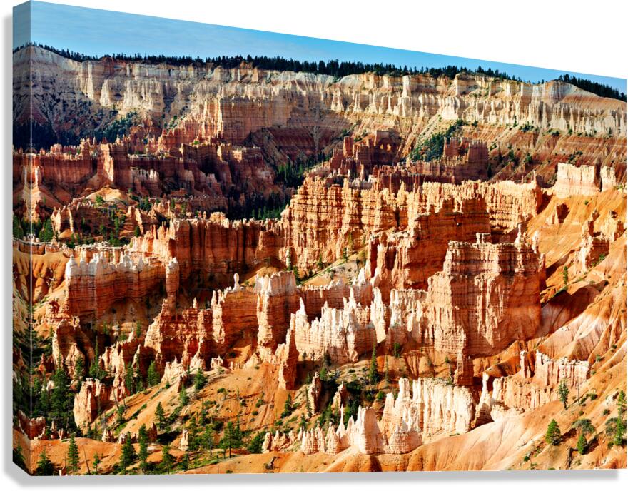 Sunrise at Bryce Canyon National Park with rock formations