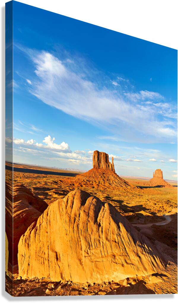 Monument Valley showcases natural rock formations in the USA