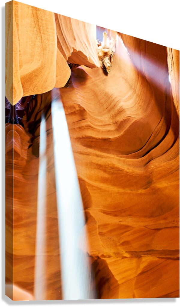 Exploring Antelope Slot Canyon in the USA during daylight hours