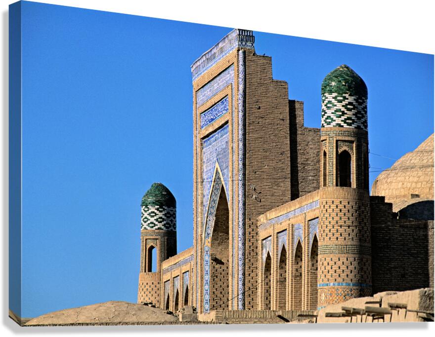 Exploring historical architecture in Khiva Uzbekistan