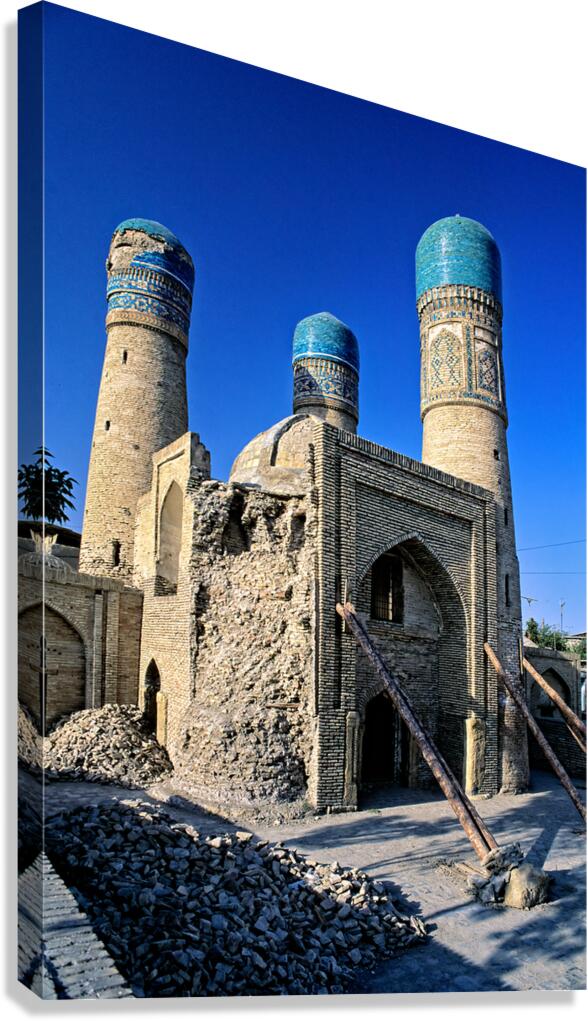 Ancient buildings and towers in Bukhara Uzbekistan